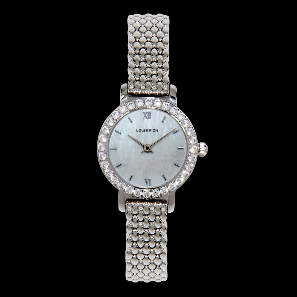 Louis Pion Montre quartz Femme Grace Blanc