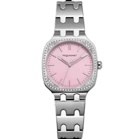 Pequignet Montre Pequignet Manufacture Concorde 78 Diamants 30 mm Quartz Cadran Rose - 9042489/1