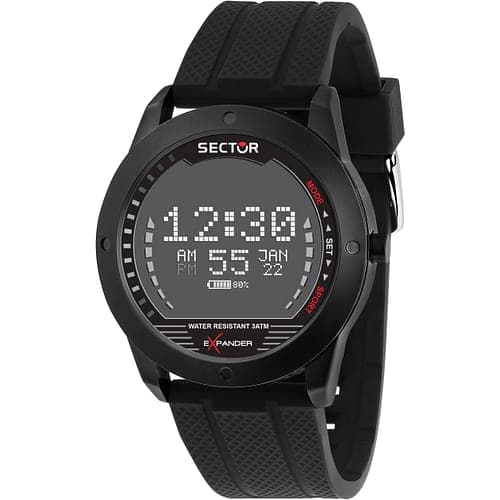 Sector Montre Sector Expander Homme Plastique Noir - Cleor