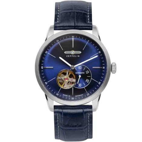 Zeppelin Montre Zeppelin Flatline Open Heart Automatique Cadran Bleu - 73643