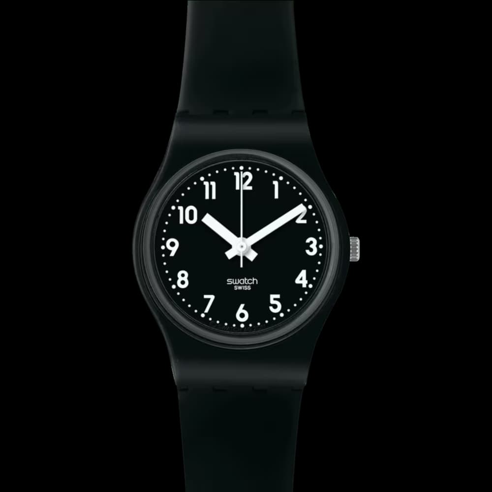 Swatch Montre quartz Femme Lady Noir