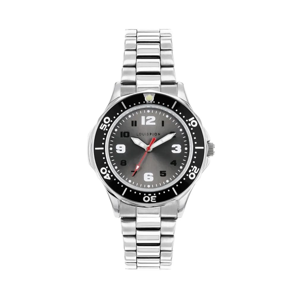Louis Pion Montre quartz Enfant Charlie Gris