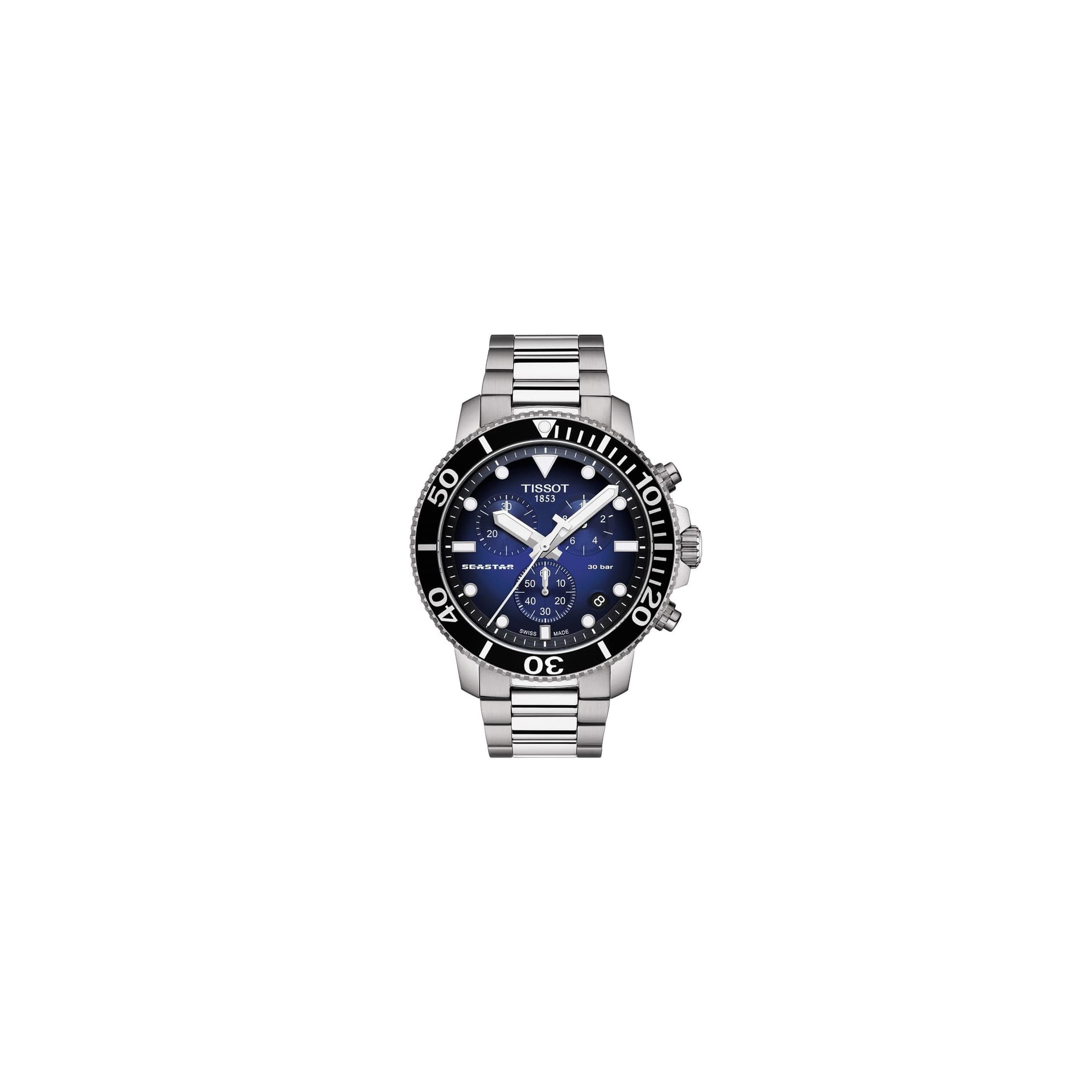 Tissot Seastar 1000 — cadran bleu