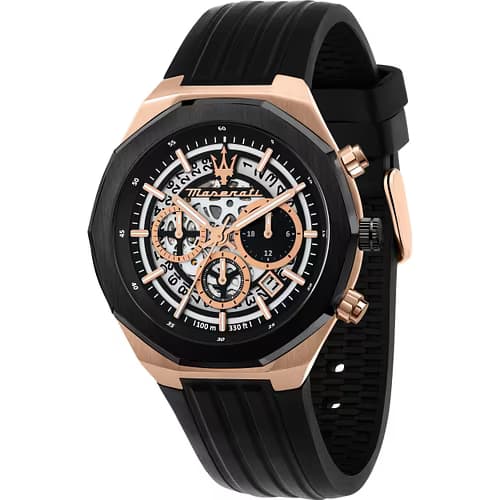 Maserati Montre Homme Maserati Silicium Noir R8871642003