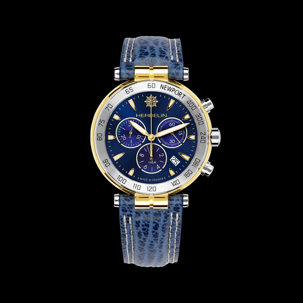 Michel Herbelin Montre quartz Homme Newport Bleu