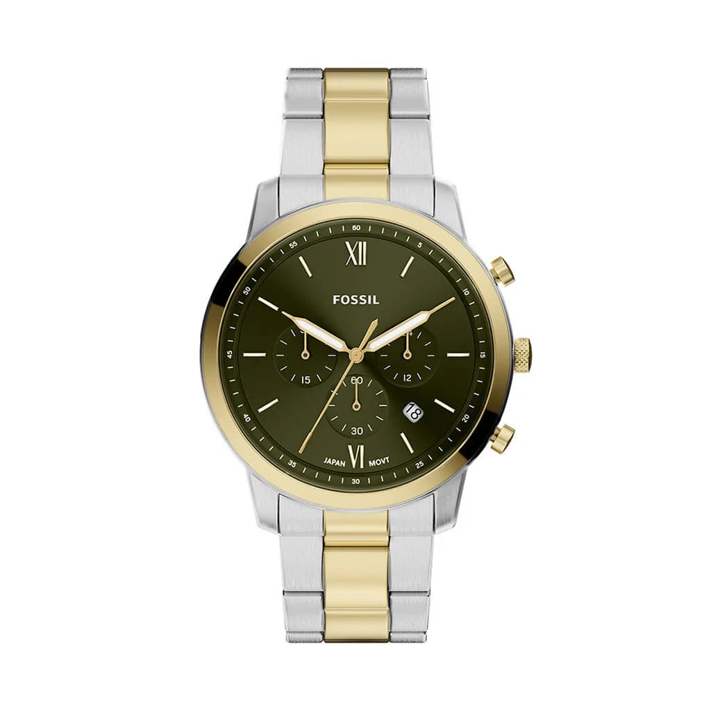Fossil Montre Fossil Neutra Chrono Vert