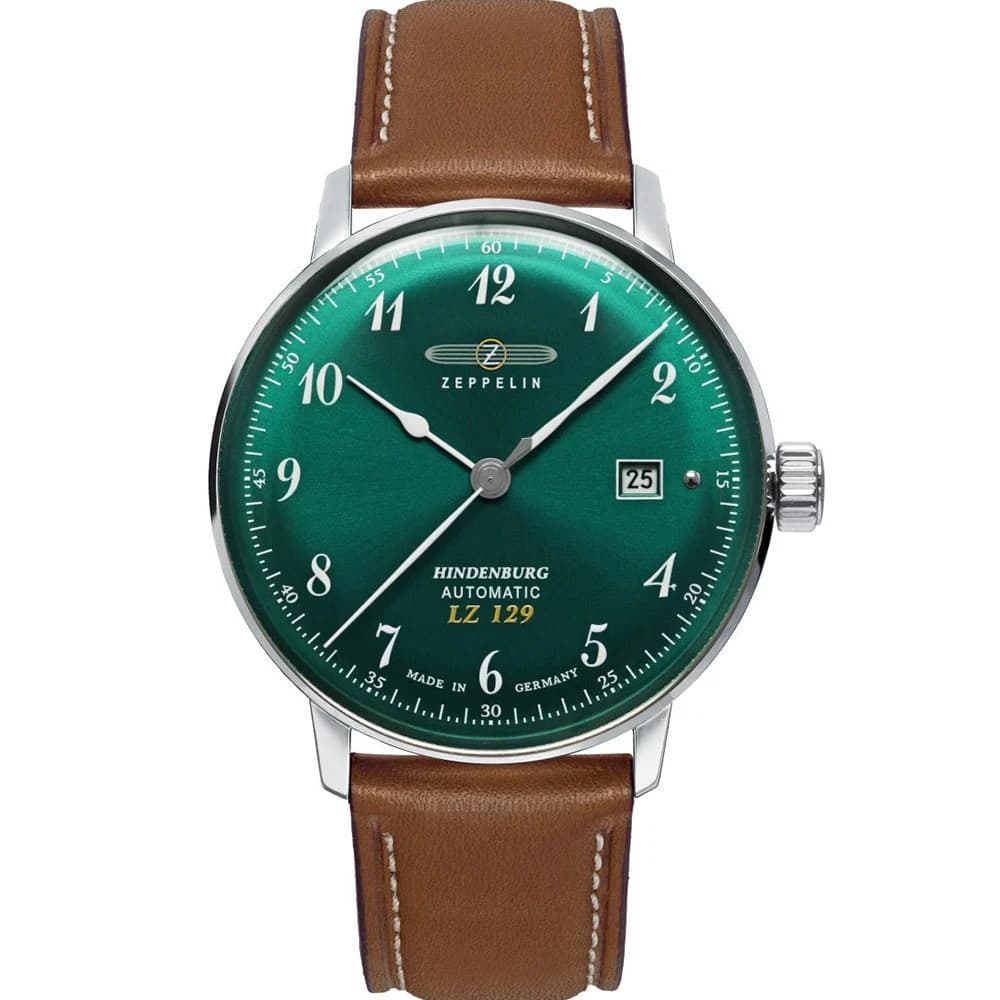 Zeppelin Montre Automatique Zeppelin Collection Hindenburg en Cuir Marron