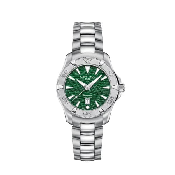 Certina Montre Certina DS Action Lady 34mm Quartz Cadran Vert
