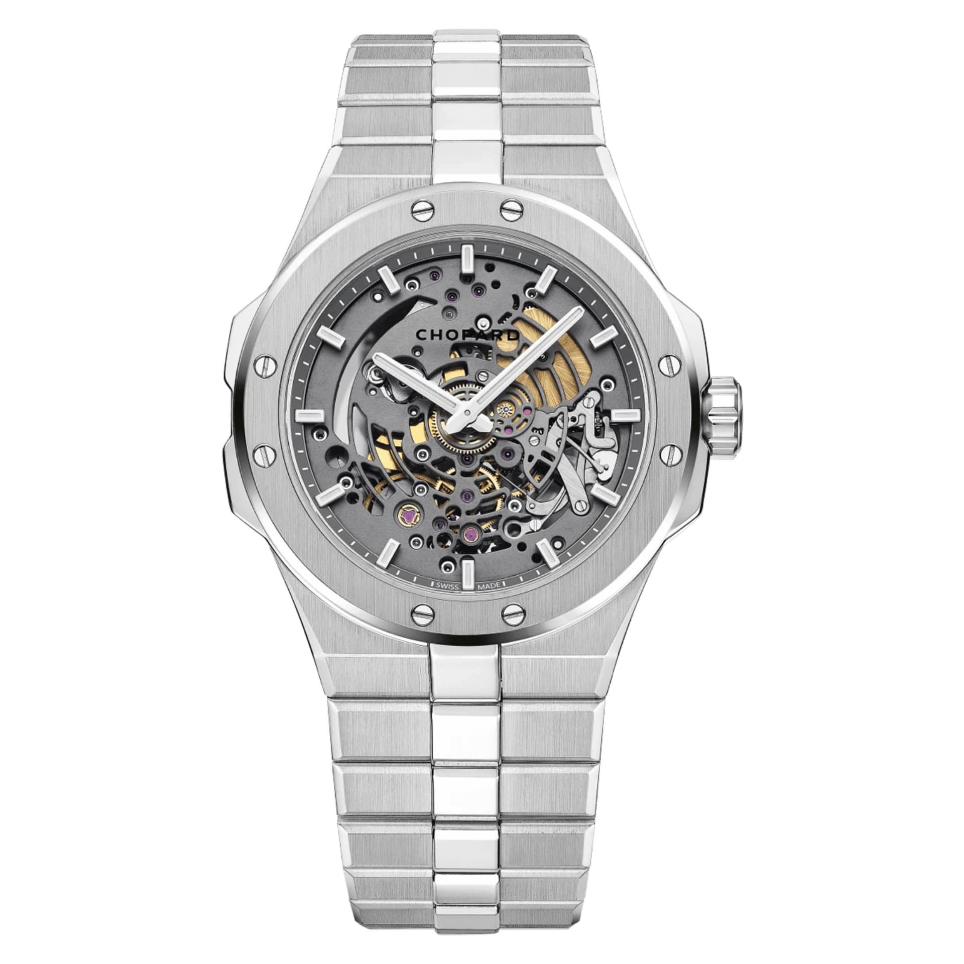 Chopard Montre Chopard Alpine Eagle 41 XP TT automatique cadran squelette bracelet titane 41 mm