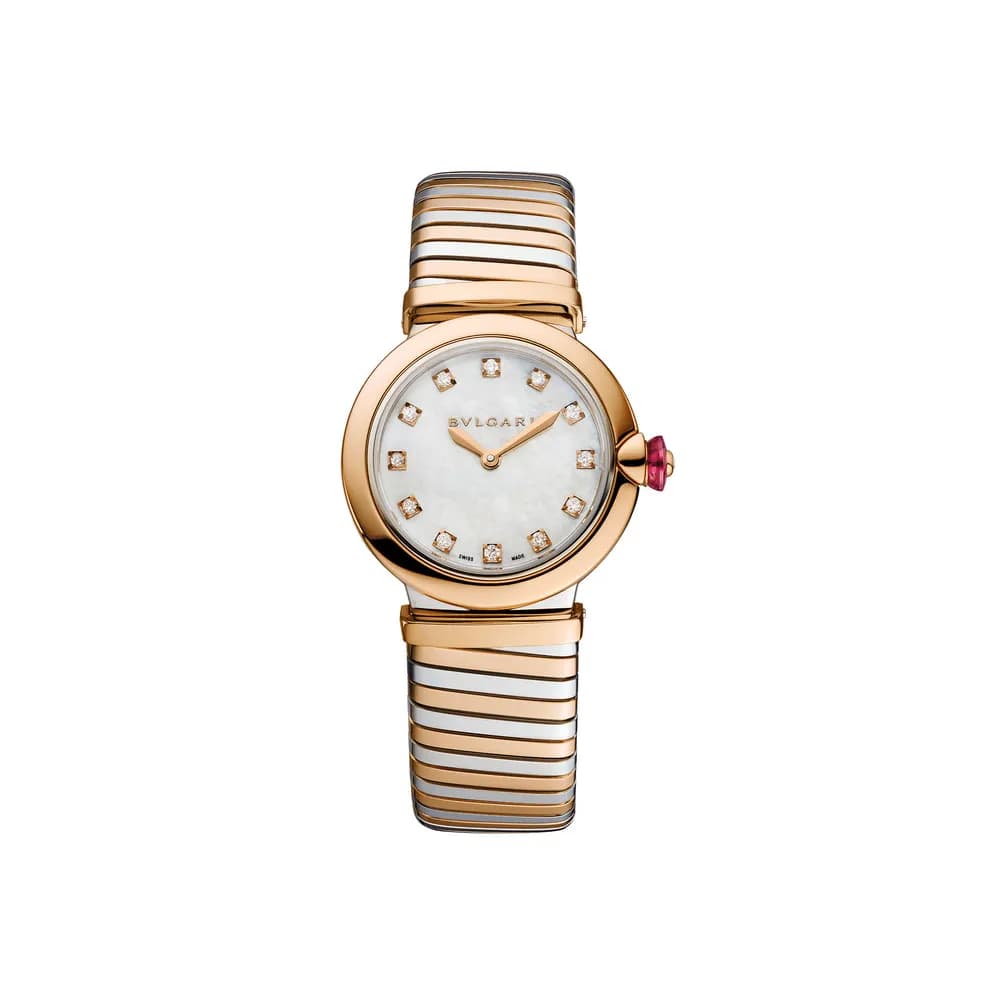 Bulgari Montre quartz Femme Lucea Blanc