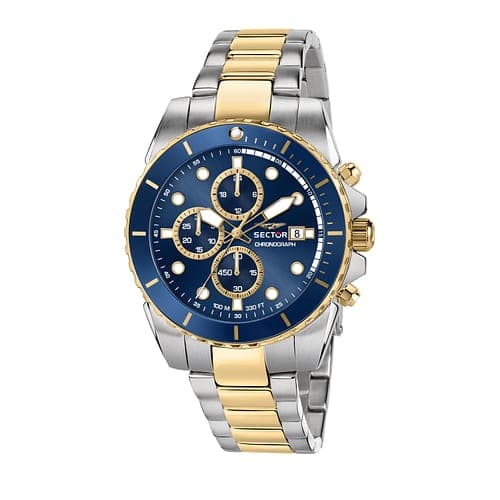 Sector Montre Analogique Homme Sector Acier Bicolore R3273776001 - Cleor