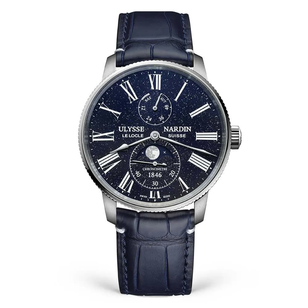 Ulysse Nardin Marine Torpilleur Moonphase Aventurine