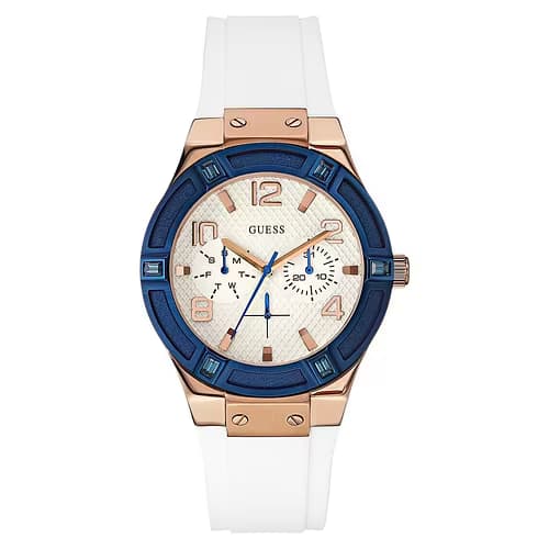 Guess Montre Femme GUESS en Silicone Blanc Etanche