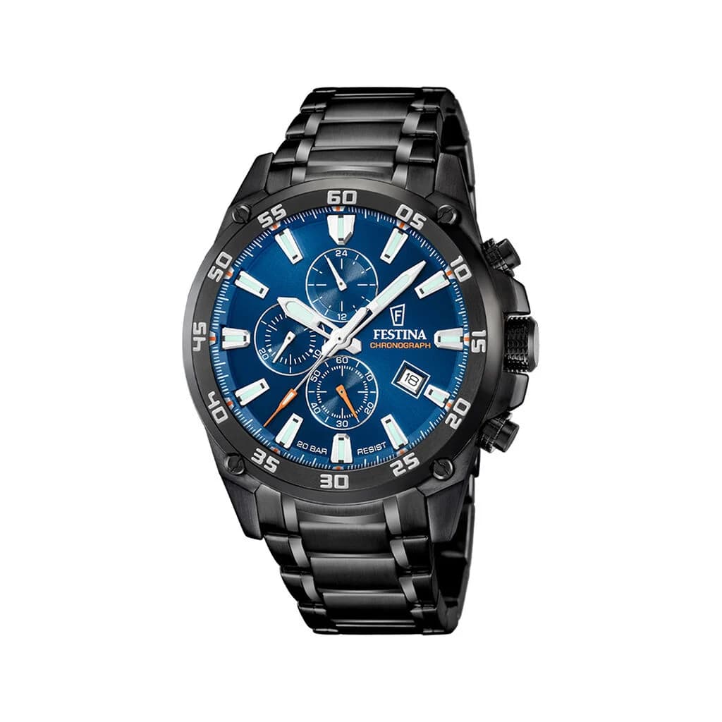 Festina Montre Festina Timeless Chrono 47 Bleu