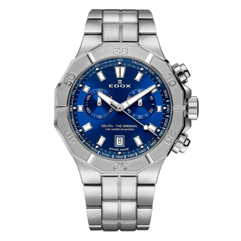 Edox Montre Delfin the Original Chronograph 10113-3M-BUIN