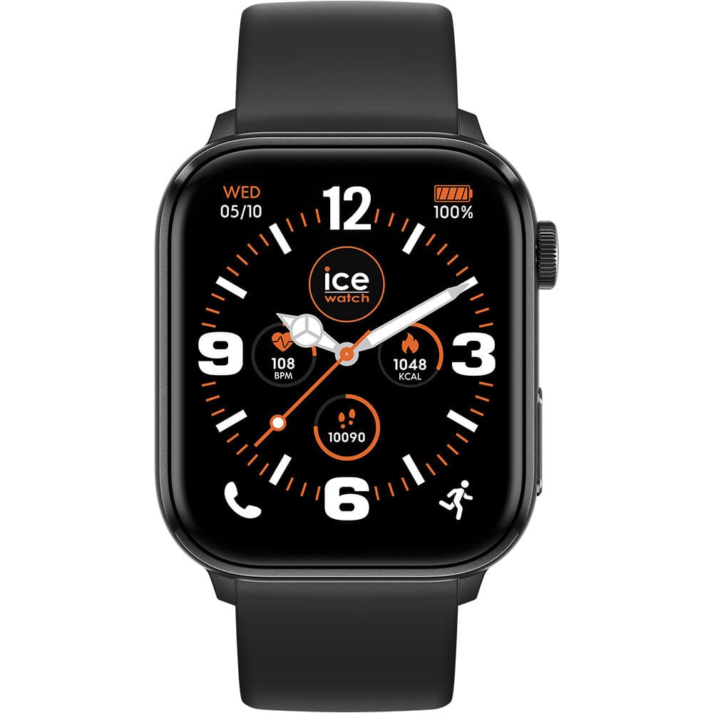 Ice Watch Montre Connectée Ice Watch Collection Ice Smart en Silicone Noir