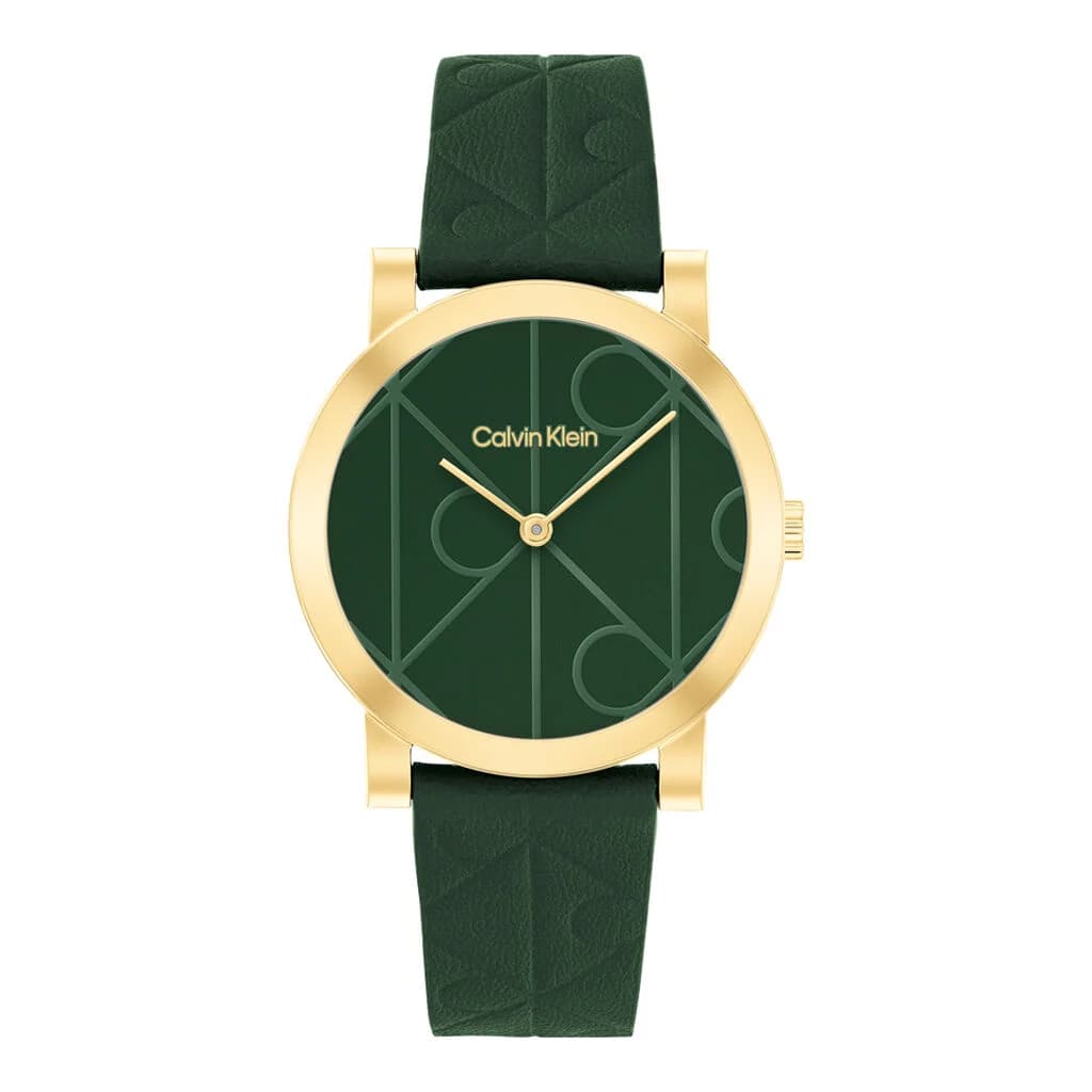 Calvin Klein Montre Calvin Klein Monogram Vert