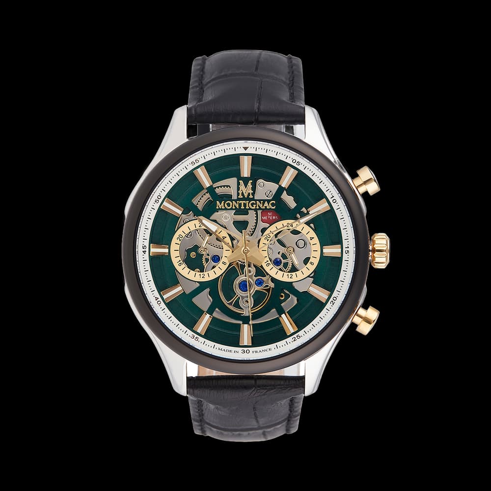 Montignac Montre quartz Homme Round Vert