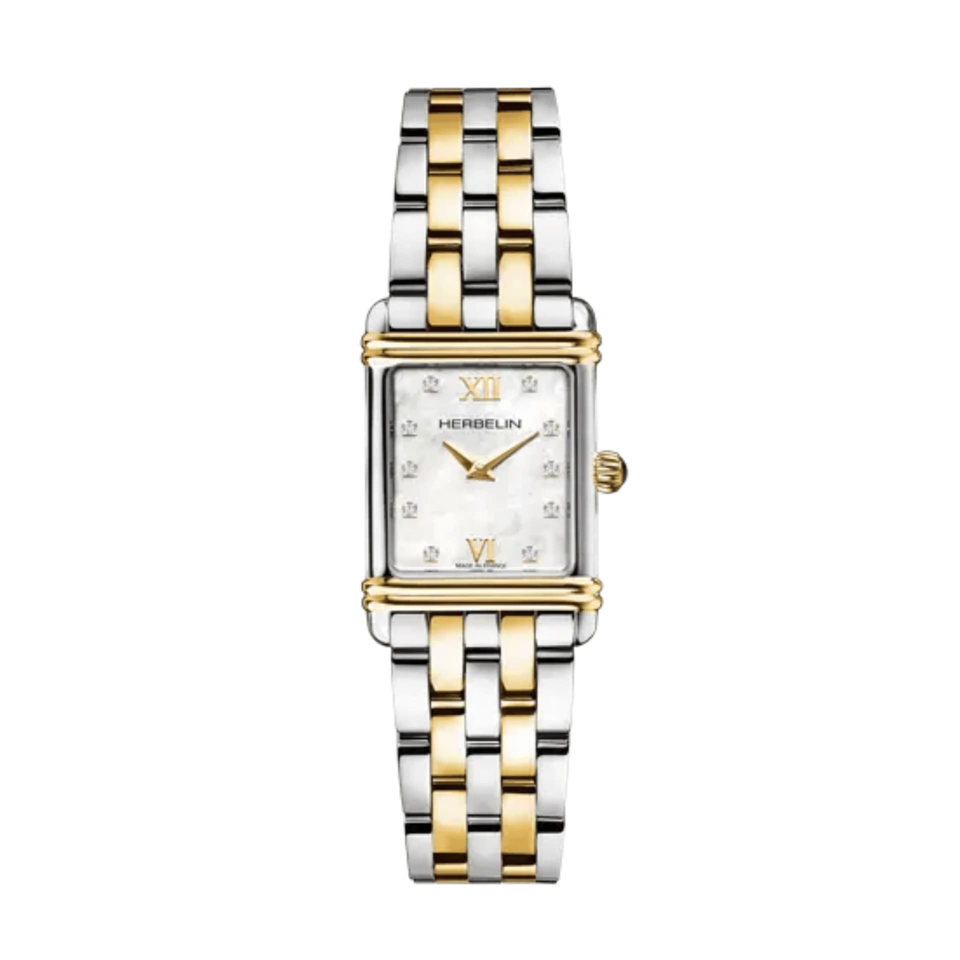 Michel Herbelin Montre michel herbelin Art déco Acier et PVD Doré - 17478BT59
