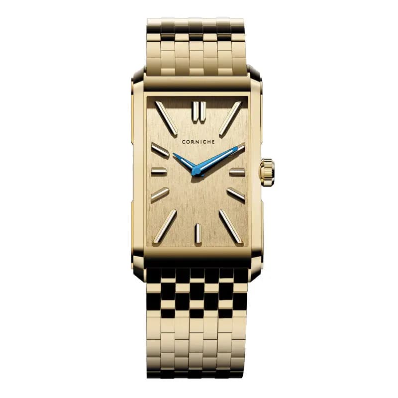 Corniche Montre Visionnaire Yellow Gold on Bracelet
