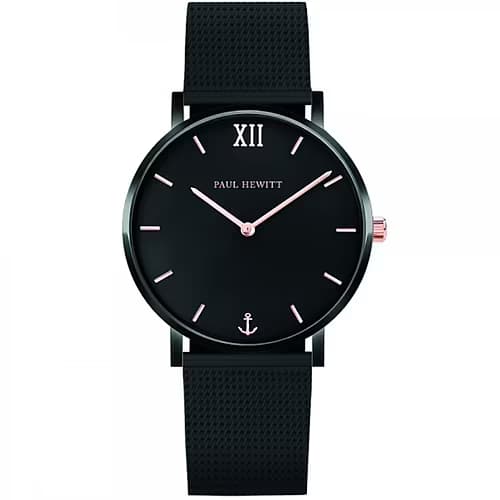 Paul Hewitt Montre PAUL HEWITT en Acier Noir Etanche