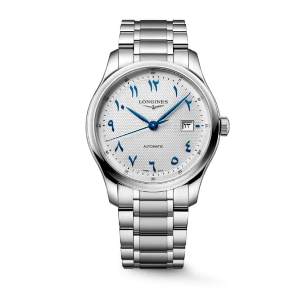 Longines Montre Longines Master Collection 41mm Automatique Cadran Argenté Grain D'Orge Chiffres Arabes