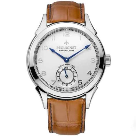 Pequignet Montre Pequignet Royale Manuelle Mécanique Cadran Argent - 9080413-AMC