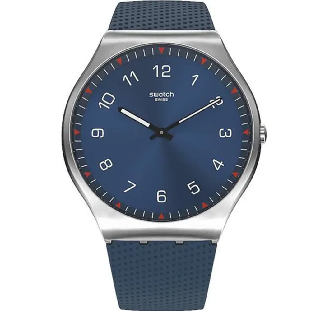 Swatch Montre Swatch en Caoutchouc Bleu