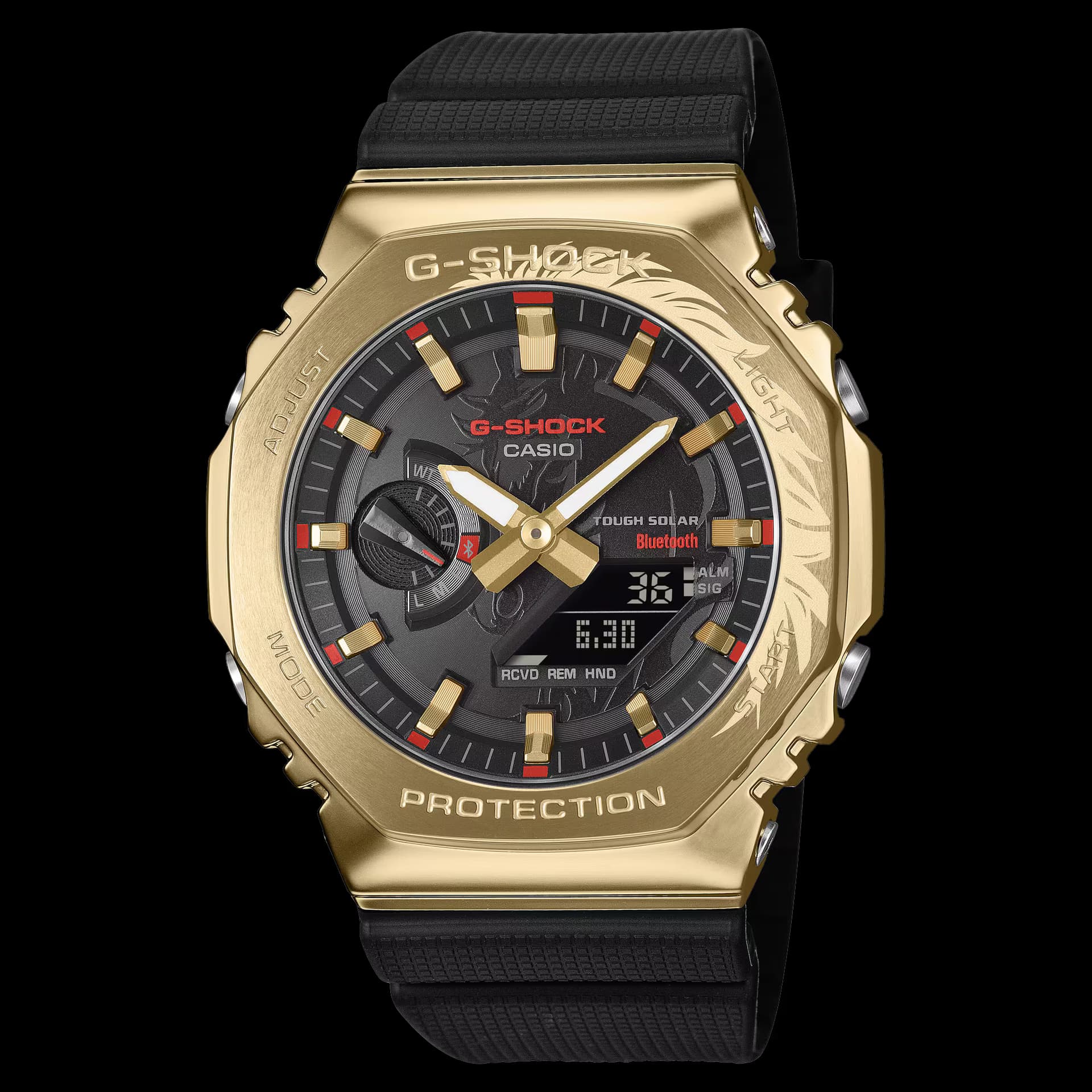 Casio GBM-2100 — cadran noir