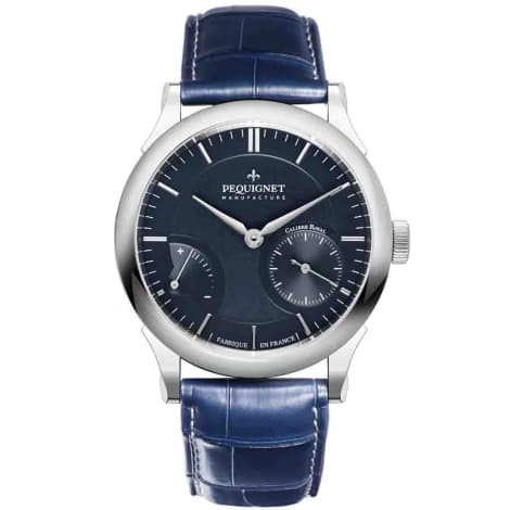 Pequignet E. Montre Pequignet Royale Paris Automatique Cadran Bleu - 9007173