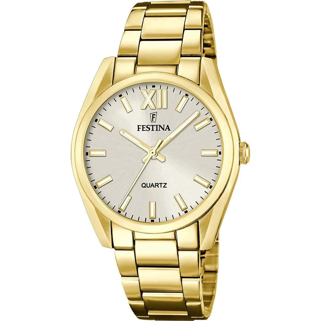 Festina Montre Festina Boyfriend Collection Femme Acier Jaune - Cleor