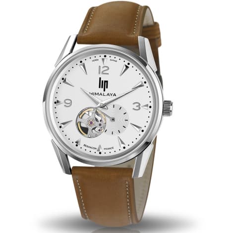 Lip Montre Lip Himalaya Coeur Battant - Homme - cadran Argent- 40 mm - Acier inoxydable - 671558