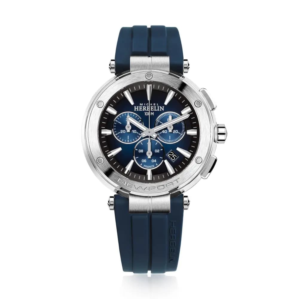 Michel Herbelin Montre quartz Homme Newport Bleu foncé