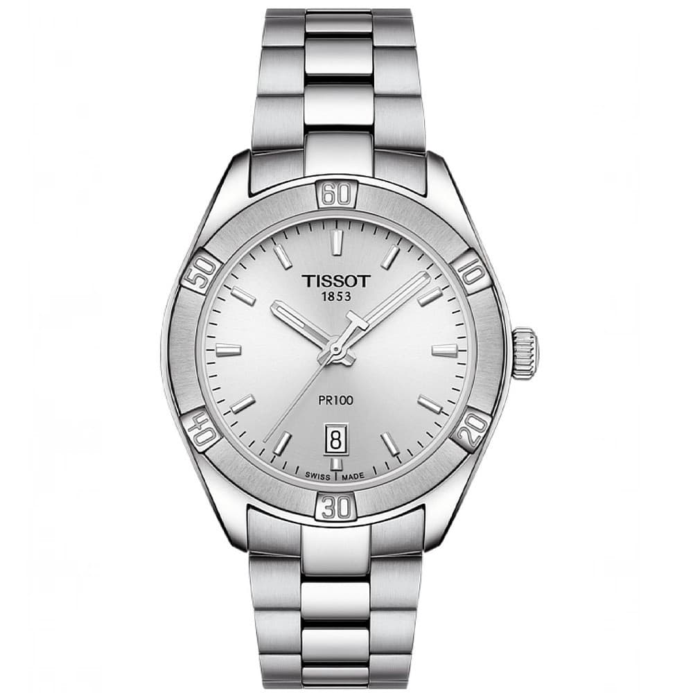 Tissot PR 100 Sport Chic Lady — cadran argenté