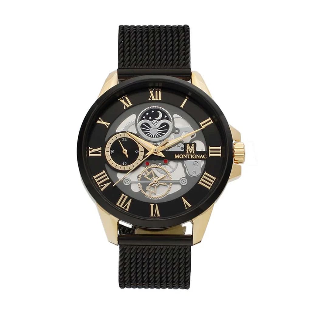 Montignac Montre Montignac Round Noir