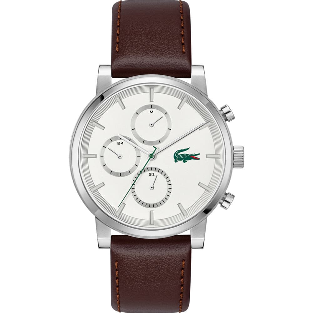 Lacoste Montre Lacoste Collection Replay en Cuir Marron