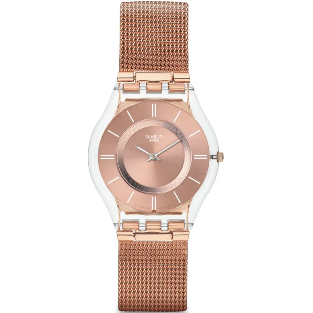Swatch Hello Darling — cadran rose