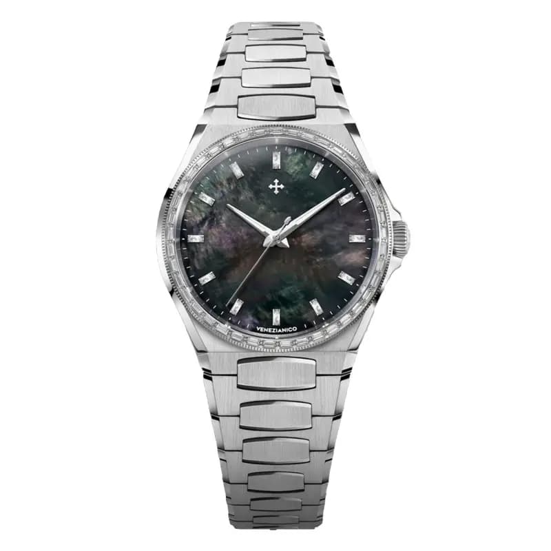 Venezianico Montre Arsenale Moissanite - noir