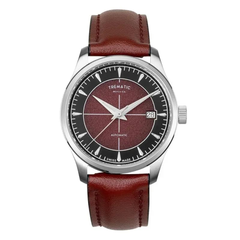 Trematic Montre ZY6 Borgogna 38 mm