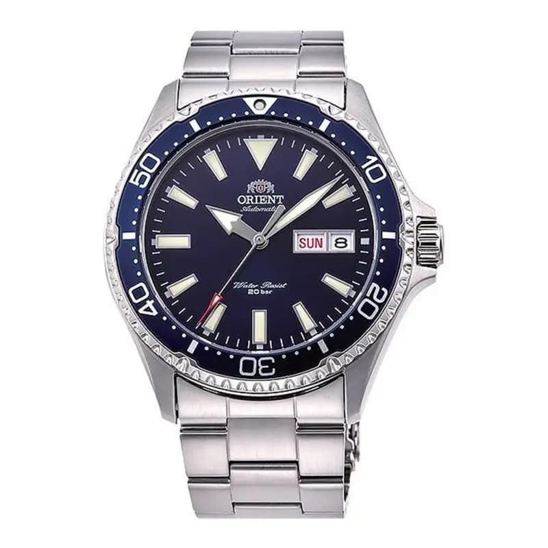 Orient Montre Automatique Orient Collection Mako III Mechanical Sports en Acier Argenté
