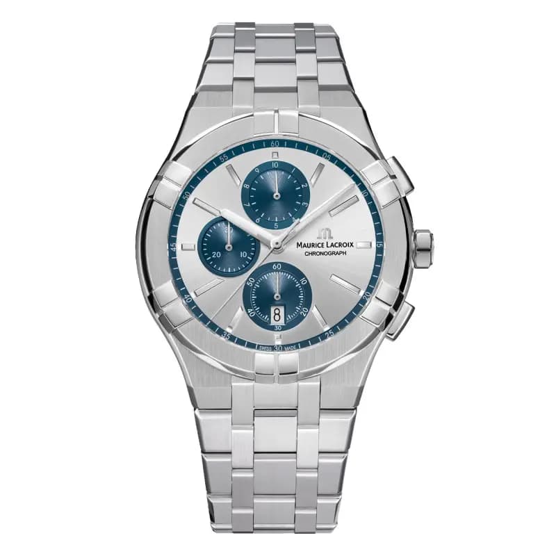 Maurice Lacroix Montre Aikon Quartz Chronograph 42mm AI1118-SS002-230-1