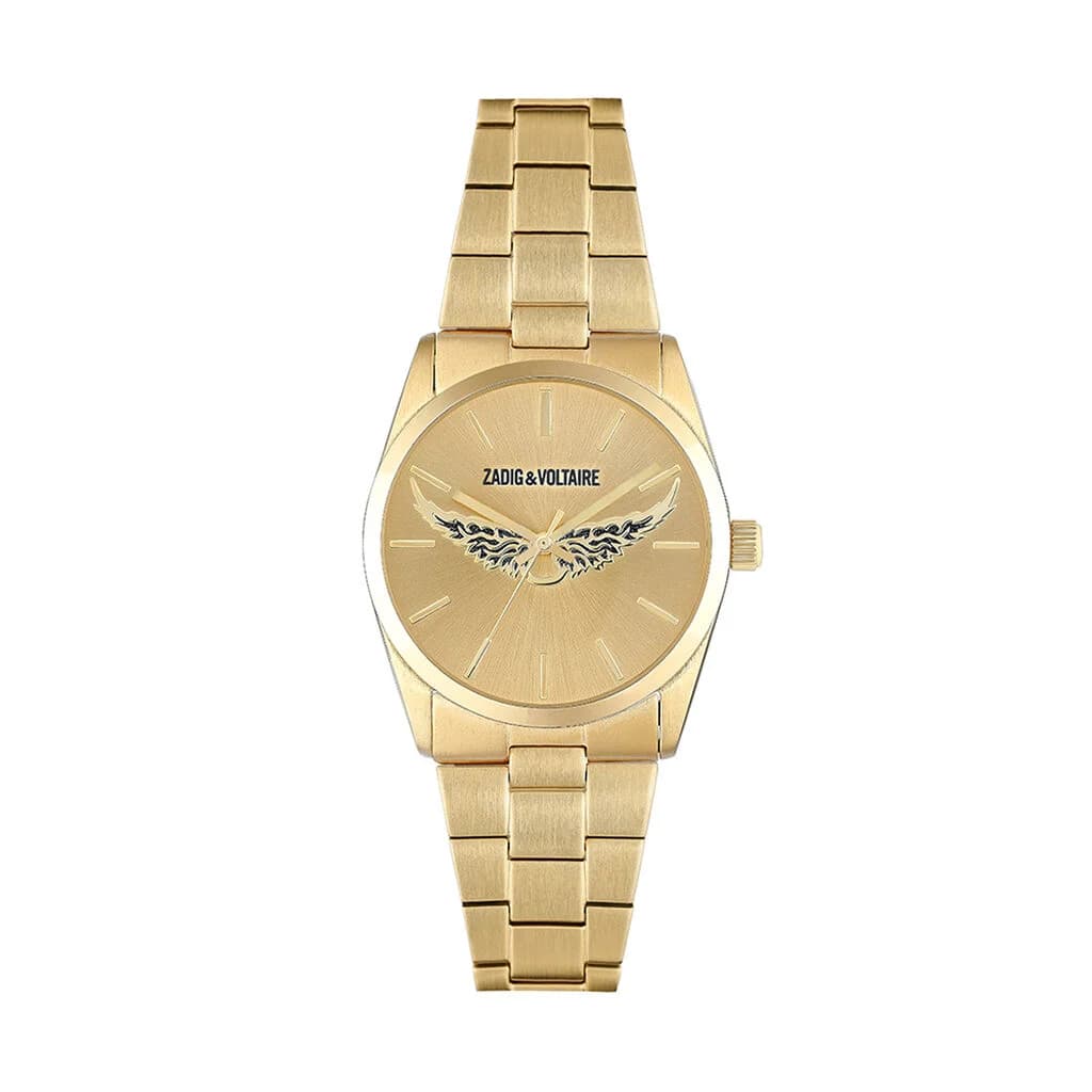 ZADIG & VOLTAIRE Montre quartz Femme Zadig Doré, Argenté