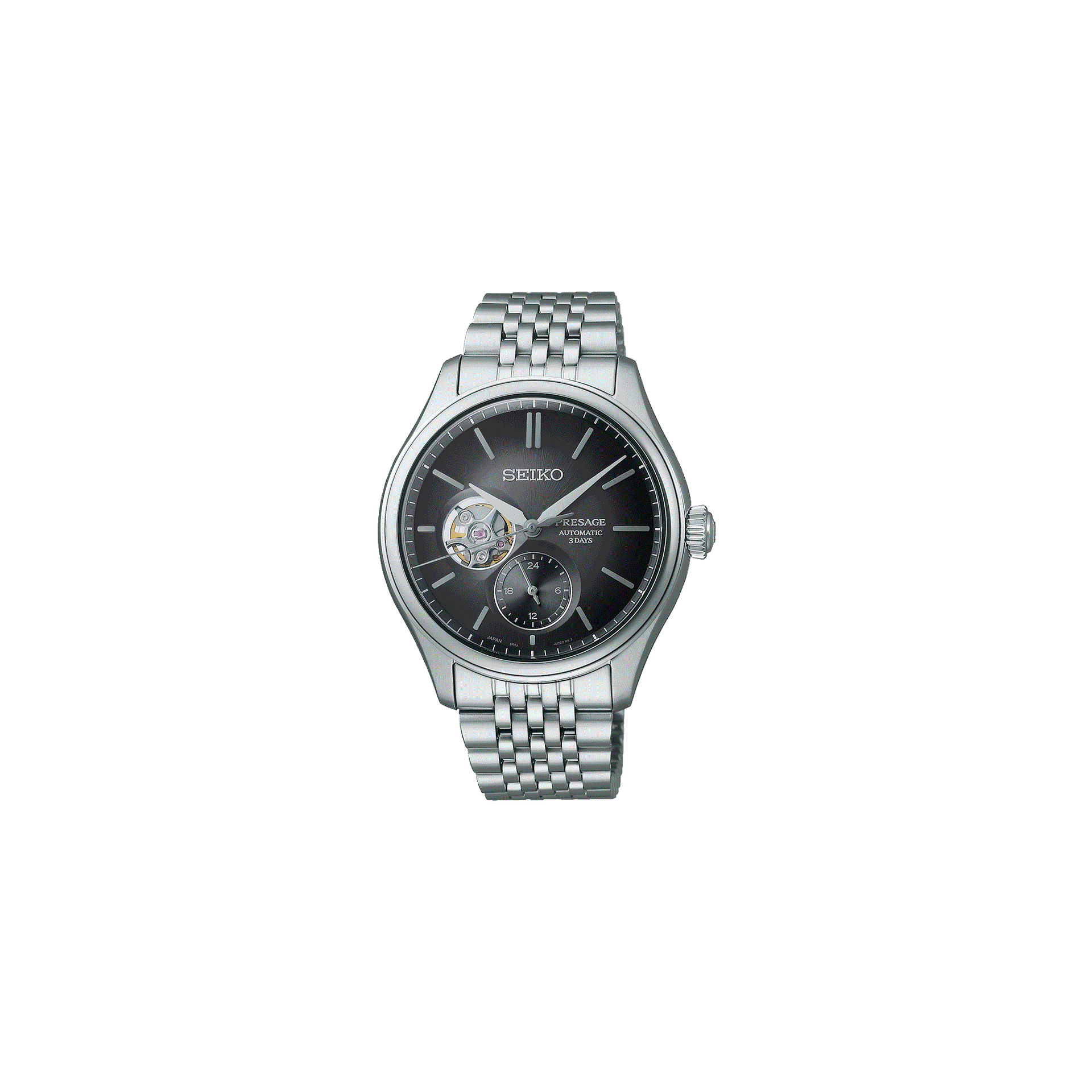 Seiko Presage — bracelet gris