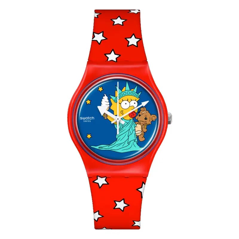Swatch x The Simpsons Little Lady Liberty