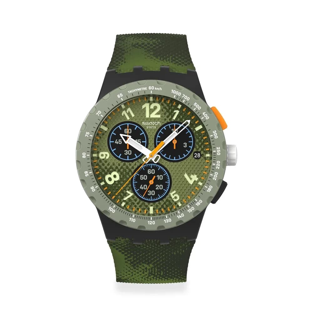 Swatch Montre quartz Homme Essentials Vert