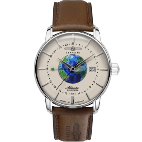 Zeppelin Montre Zeppelin Atlantic Auto GMT Automatique Cadran Beige - 84685