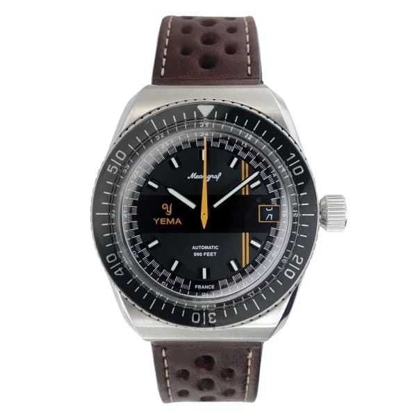 Daniel Gérard Montre Occasion Yema Meangraf Sous-Marine Y60 Bracelet Cuir