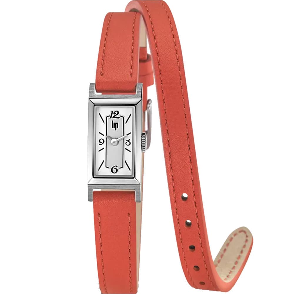 Lip Montre Lip en Cuir Orange