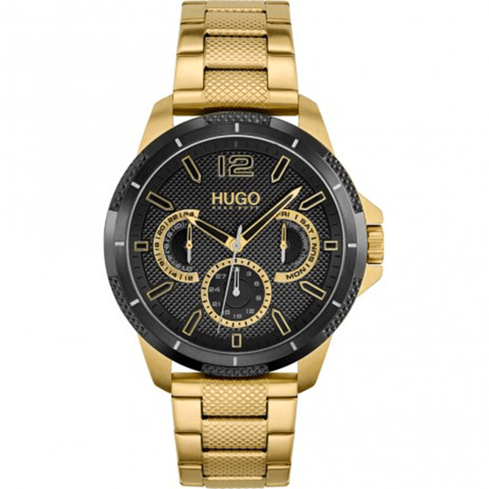 Hugo Montre Hugo Collection #Sport en Métal Doré