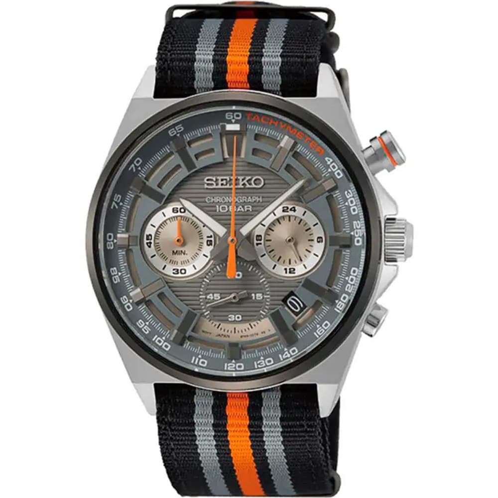 Seiko Sport — boîtier argenté